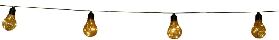 Anna's Collection Solar Lichtsnoer 10 LED - 450cm - Warm Wit