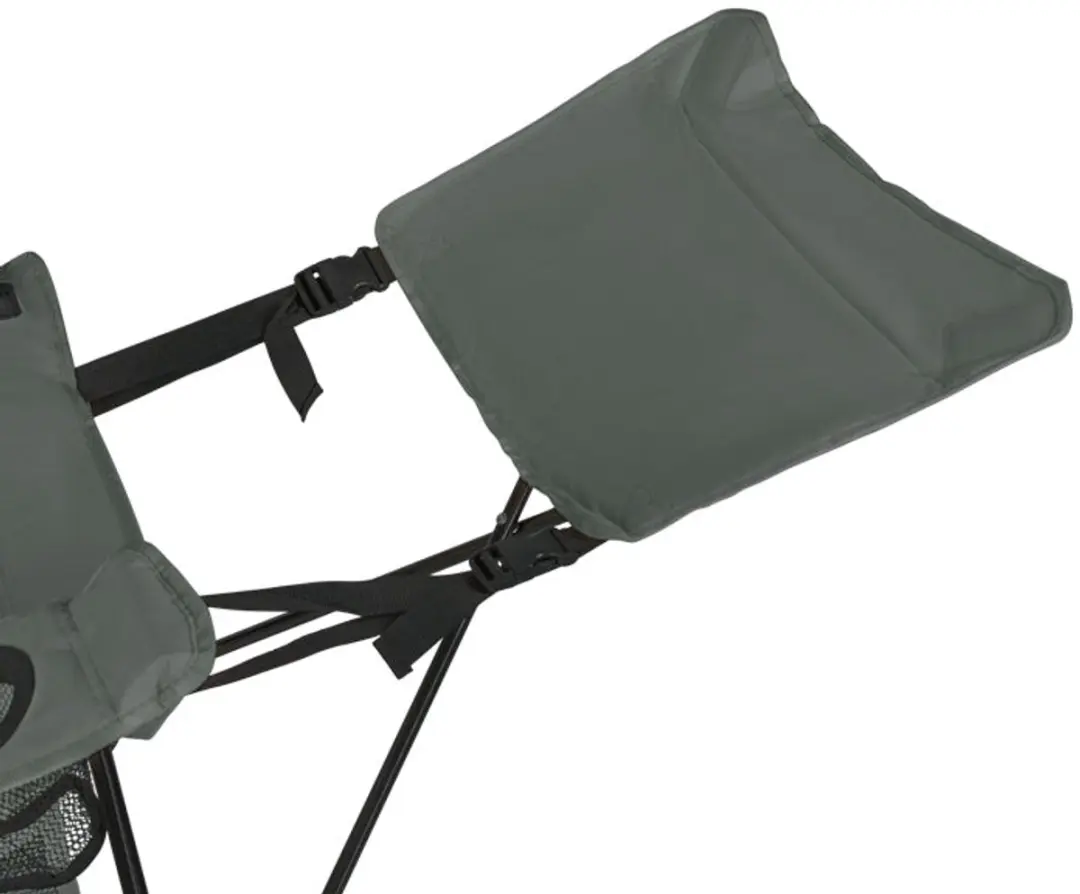 VirtuFit Opvouwbare Campingstoel met Voetsteun - Set van 2 - afbeelding 2 van 6