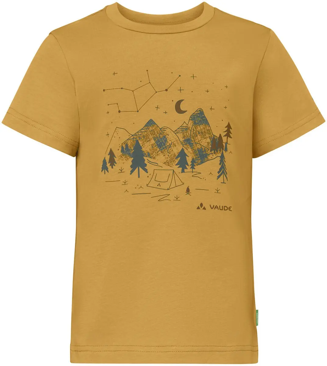 Vaude Lezza T-shirt Met Korte Mouwen Geel 146-152 cm Jongen