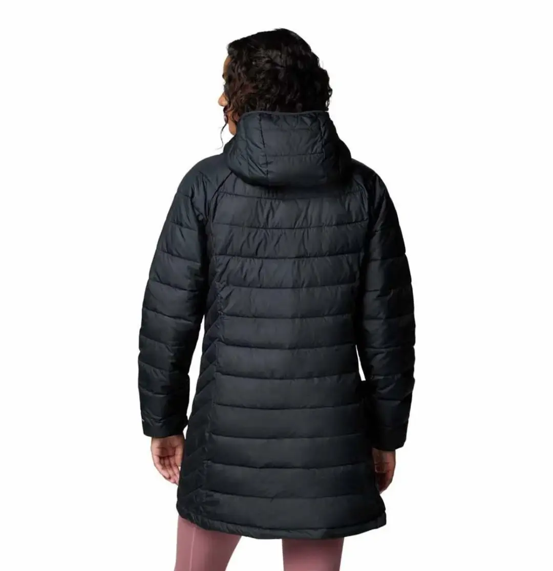 Columbia Powder Lite II Donsjack Dames - Zwart - M - afbeelding 2 van 6