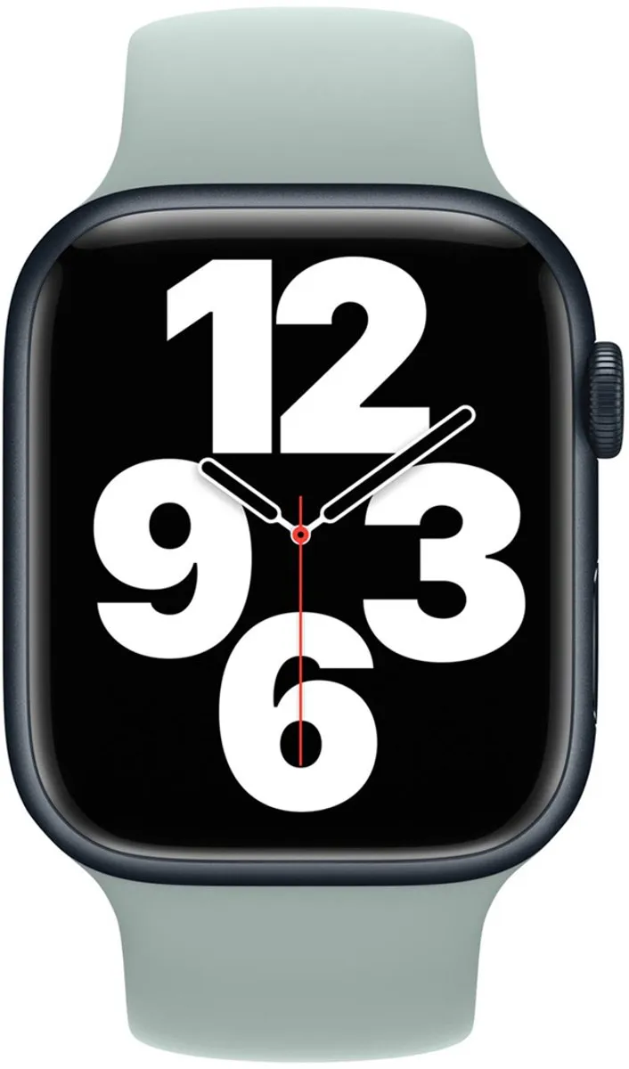 Apple Siliconen Smartwatchband 38-42mm - Maat 9 - Succulent Groen
