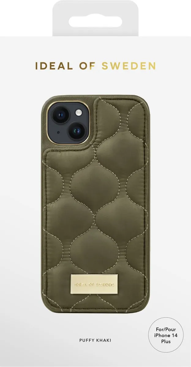 iDeal of Sweden Puffy Khaki Hoesje voor iPhone 14 Plus - IDACAG22-I2267-454 - afbeelding 3 van 5