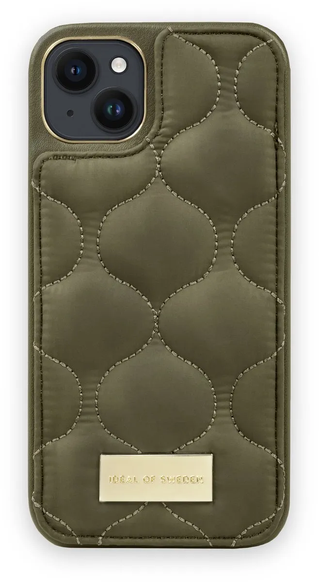 iDeal of Sweden Puffy Khaki Hoesje voor iPhone 14 Plus