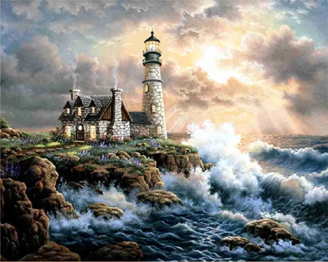 VDTOYS DIAMOND Painting VDTD260 Vuurtoren 2