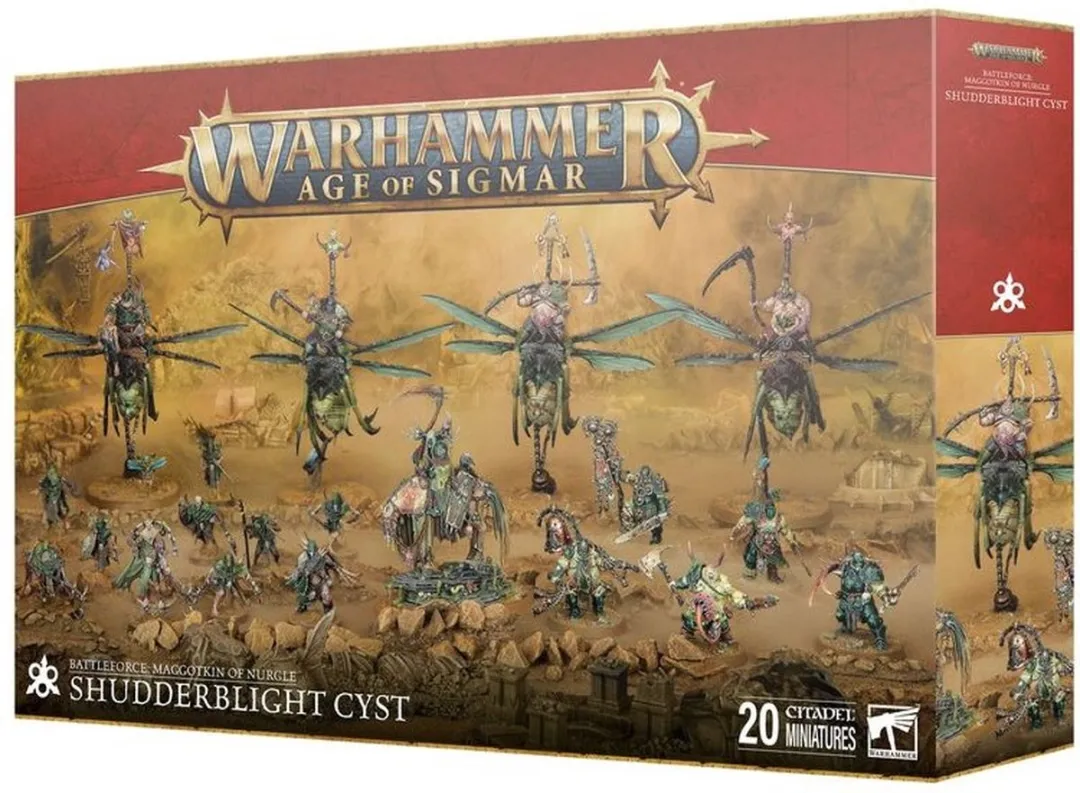 Games Workshop Warhammer Age of Sigmar Maggotkin of Nurgle Battleforce Shudderbl