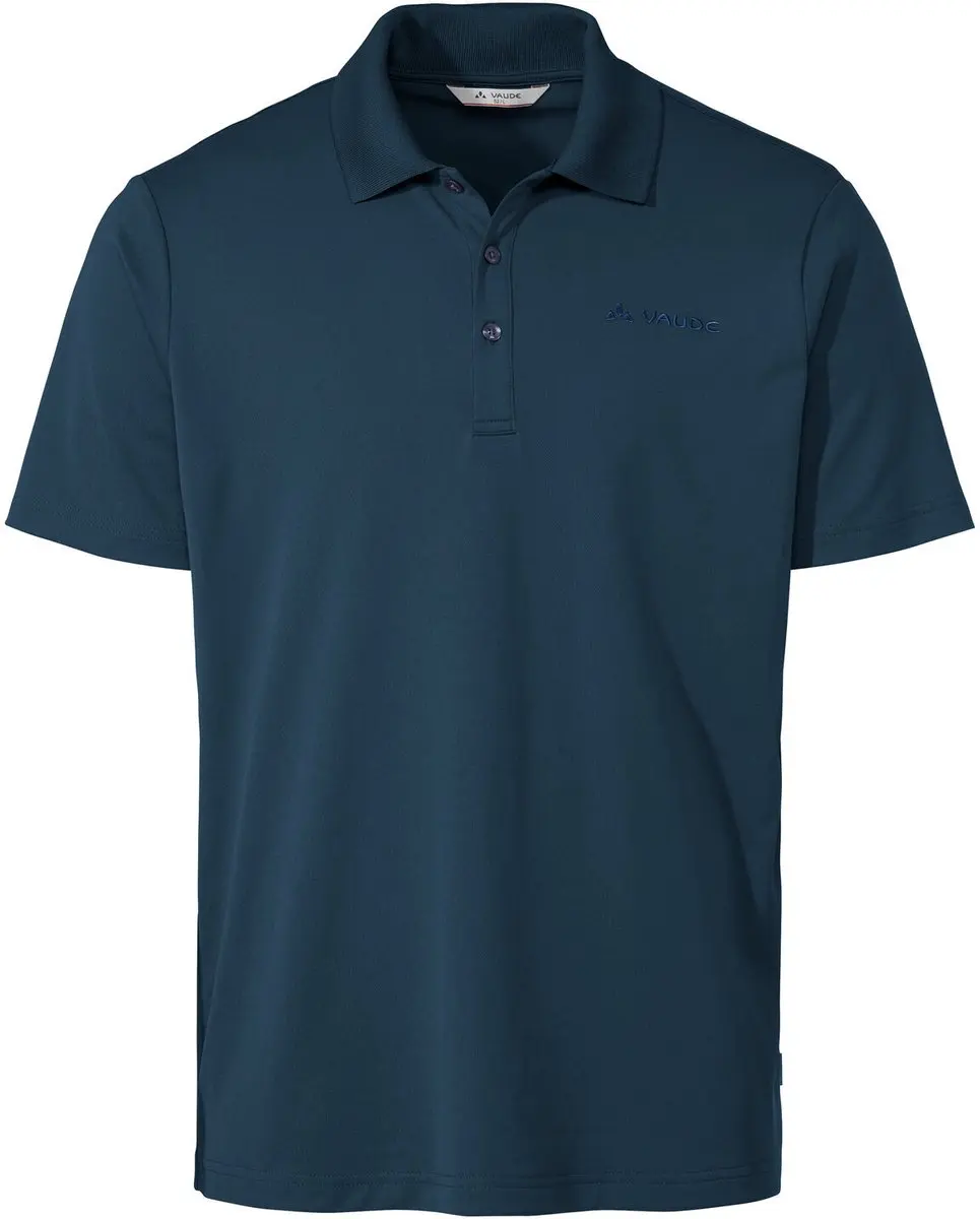 Vaude Essential Polo Korte Mouw Poloshirt Blauw S Man
