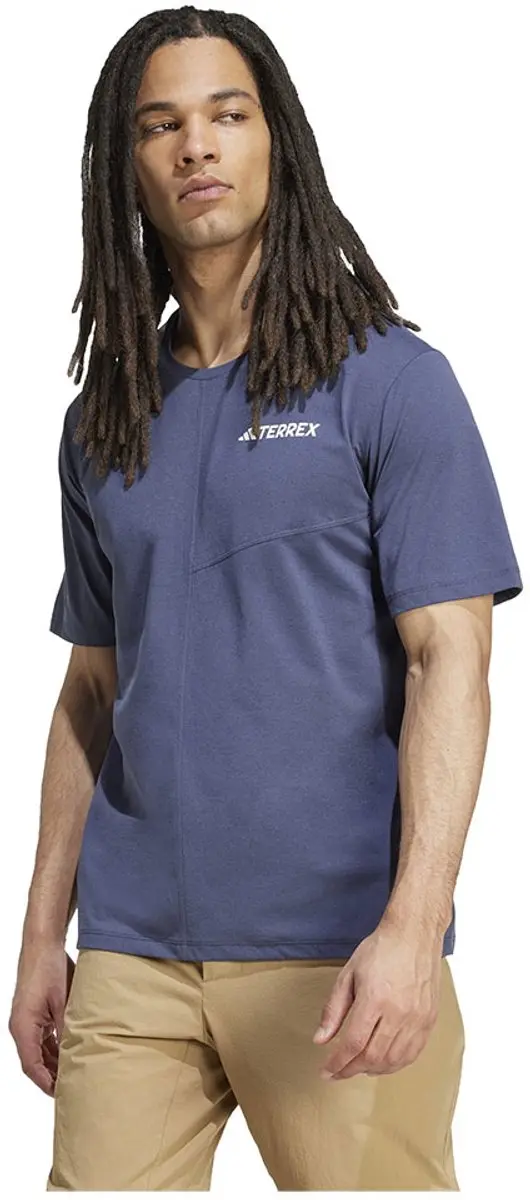 Adidas Terrex Multi Climacool T-shirt Met Korte Mouwen Blauw S Man