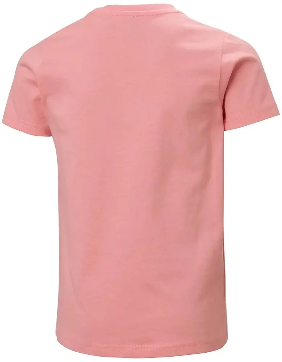 Helly Hansen Logo Kinder T-shirt - Coral Almond - 12 jaar - afbeelding 3 van 3