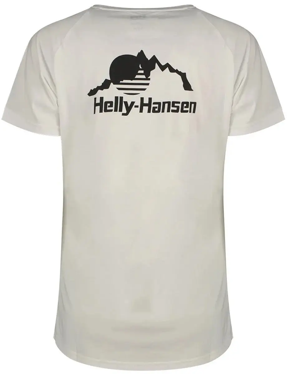 Helly Hansen Nord Graphic Drop Dames T-shirt - Wit - afbeelding 6 van 6