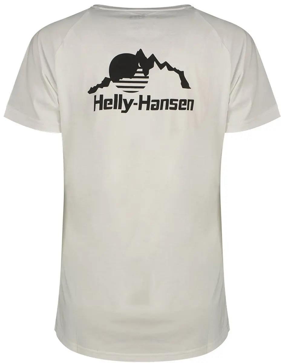 Helly Hansen Nord Graphic Drop Dames T-shirt - Wit - afbeelding 4 van 6