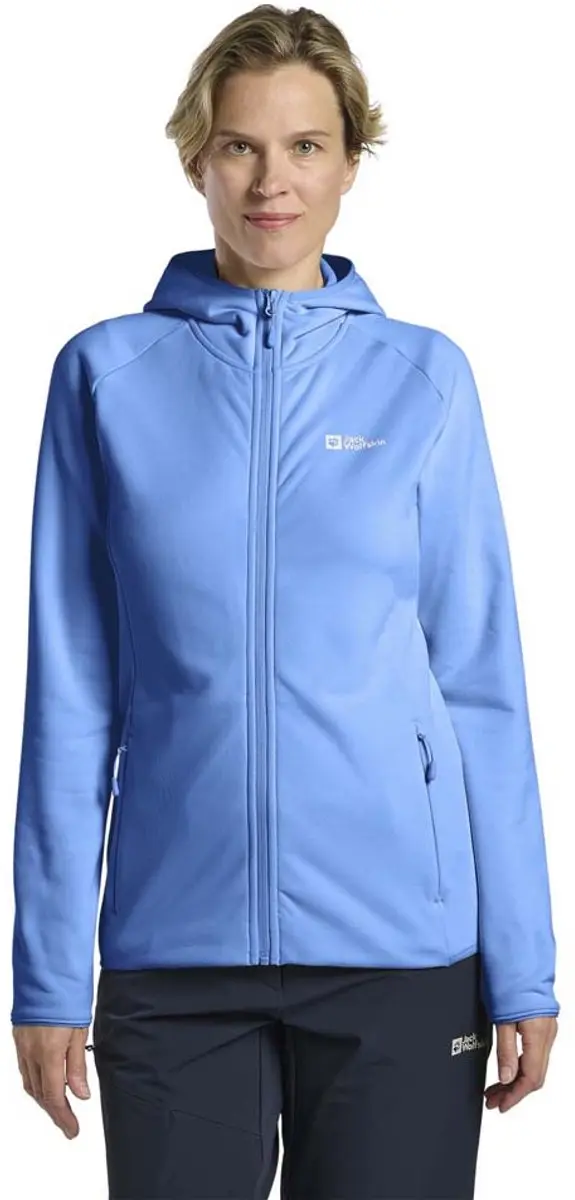 Jack Wolfskin Baiselberg Fleece Met Volledige Rits Blauw XL Vrouw