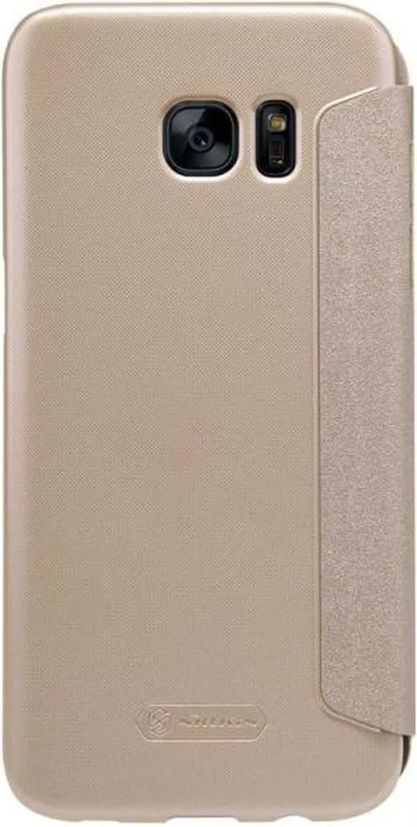 Nillkin Sparkle Series Leather Case Samsung Galaxy S7 Edge - Goud - afbeelding 6 van 6