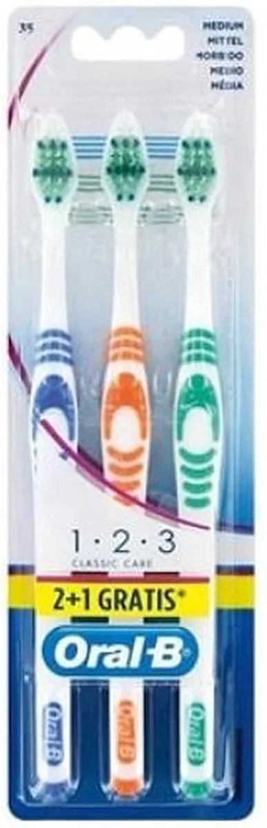 Oral-B Classic 123 Medium Tandenborstels