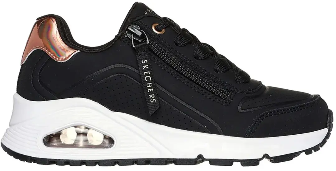 Skechers Uno Gen1 Zip And Stride Schoenen Zwart EU 33 1/2 Meisje