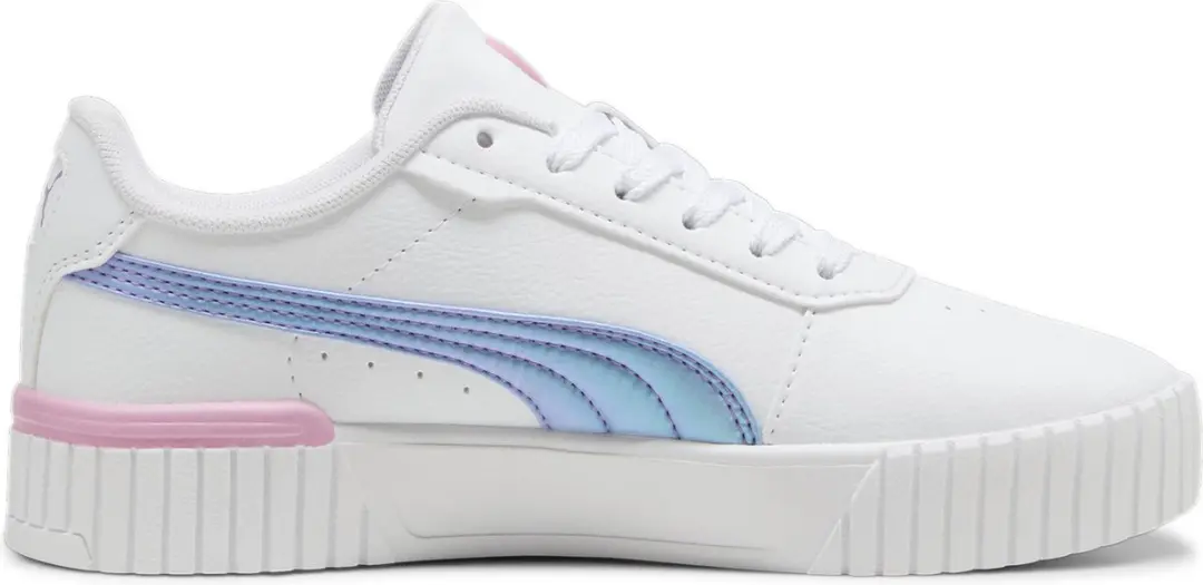PUMA Carina 2.0 Bouncy Sky Jr Meisjes Sneakers - Wit/Lavendel - afbeelding 6 van 6