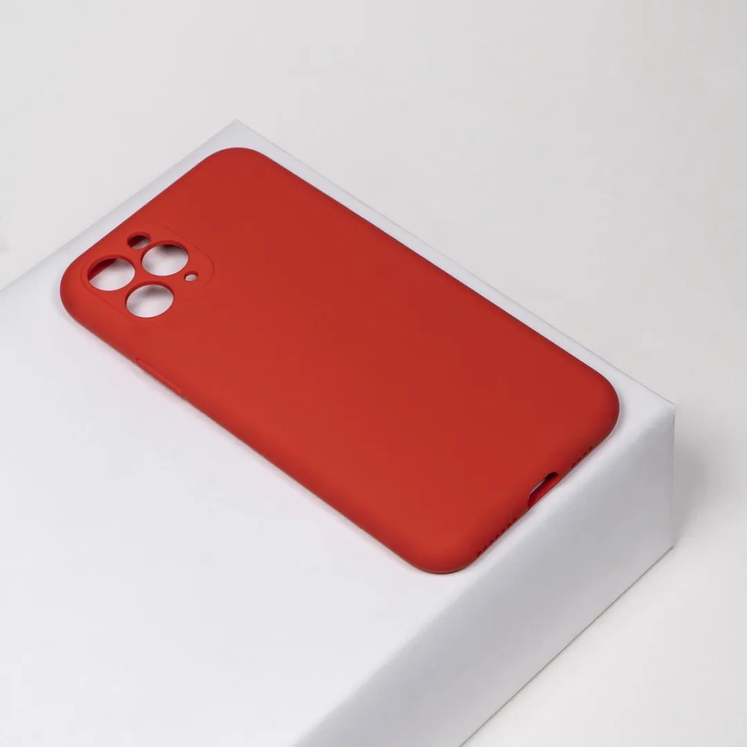 BMAX Siliconen Hoesje iPhone 11 Pro Max - Rood