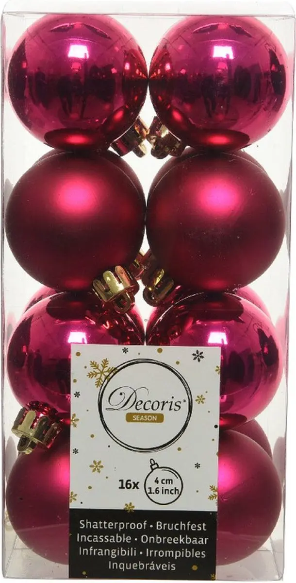 Decoris kleine kerstballen