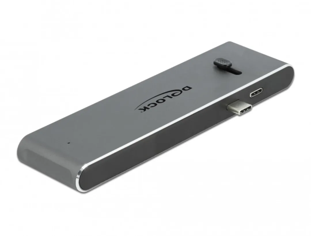 Delock 87752 Docking Station - USB-C/HDMI/USB 3.2/SD - Grijs