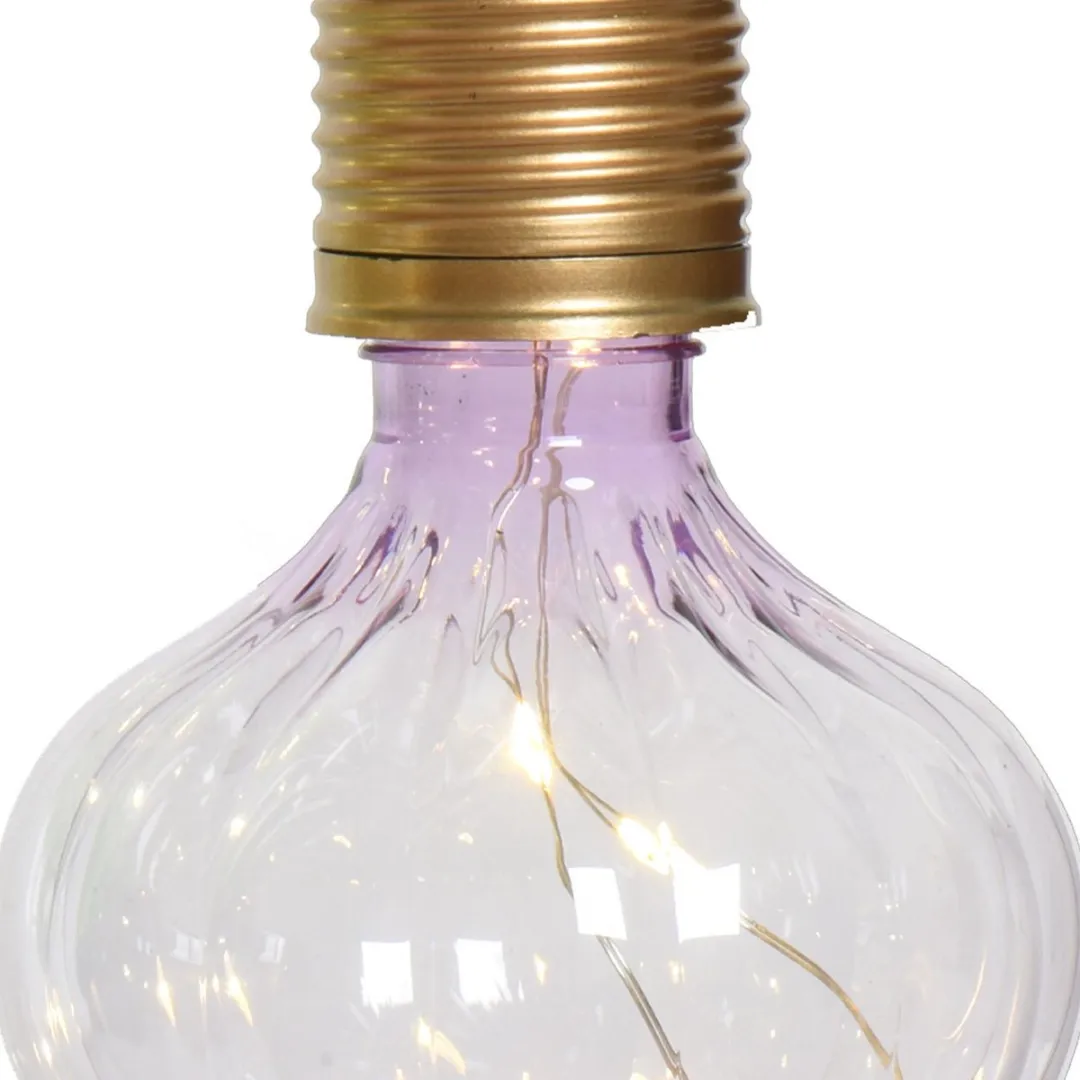 Lumineo Solar Hanglamp LED Marrakech - 2 Stuks - Lila