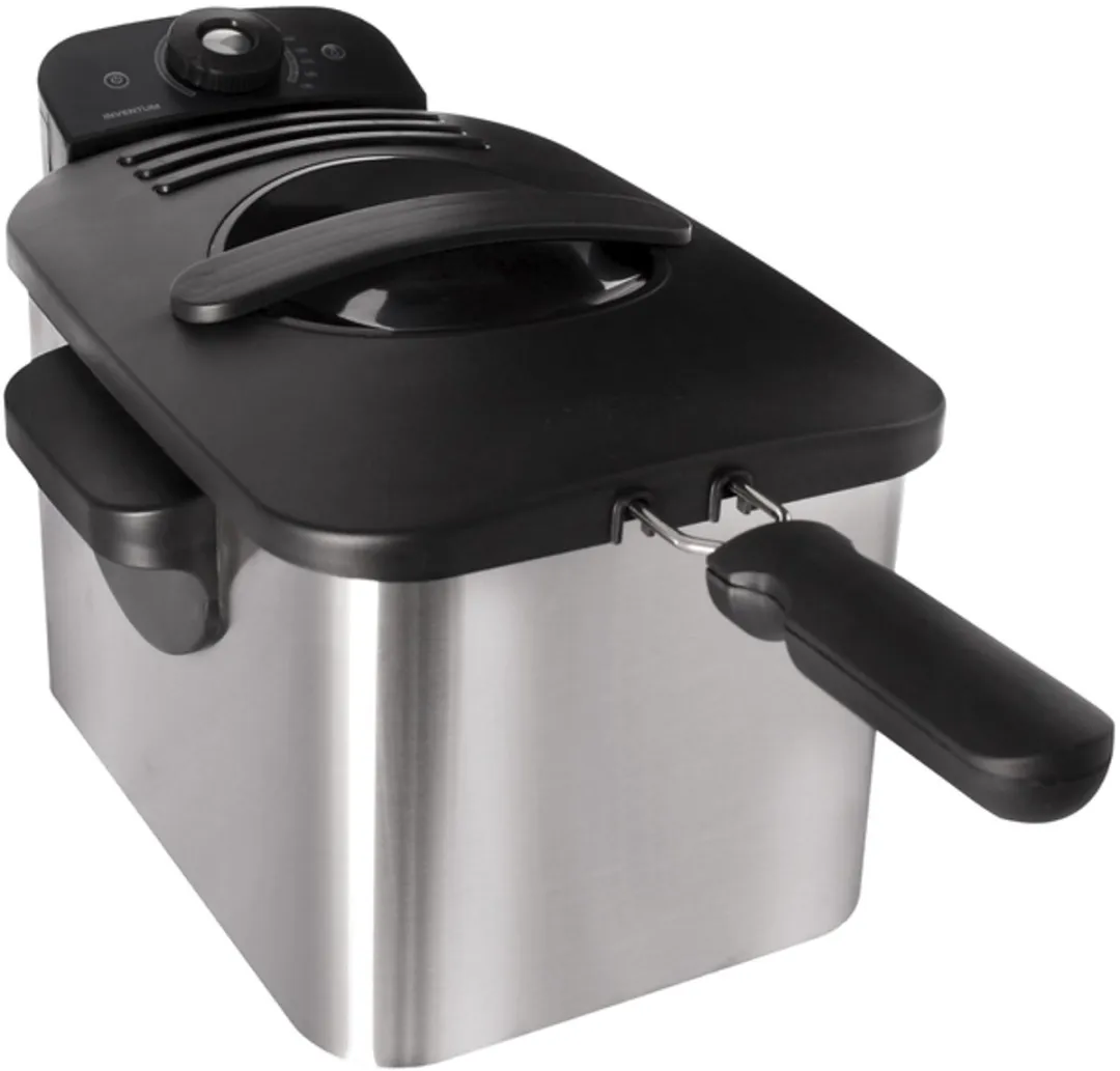 Inventum GF431S Frituurpan 3L - 2200W - RVS/Zwart