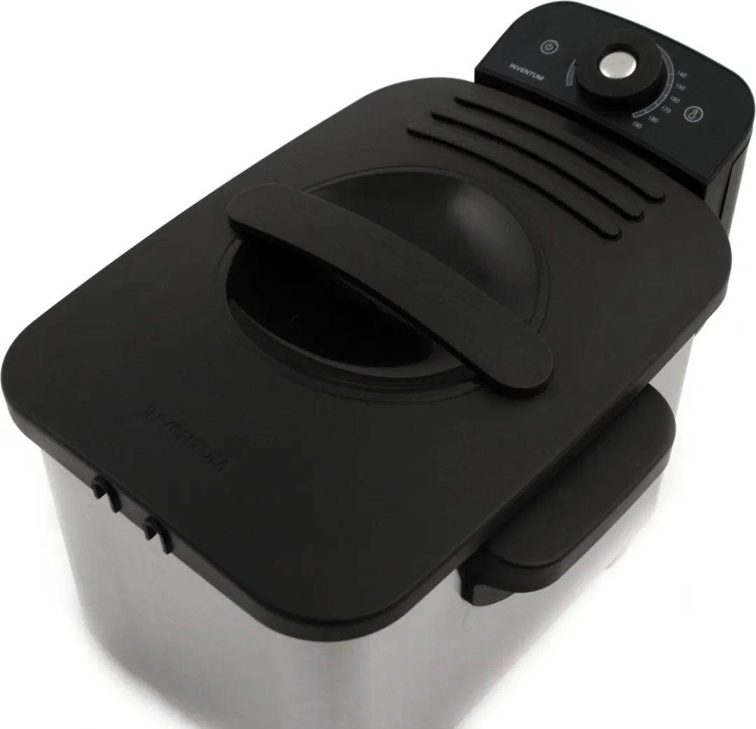 Inventum GF431S Frituurpan 3L - 2200W - RVS/Zwart - afbeelding 6 van 6