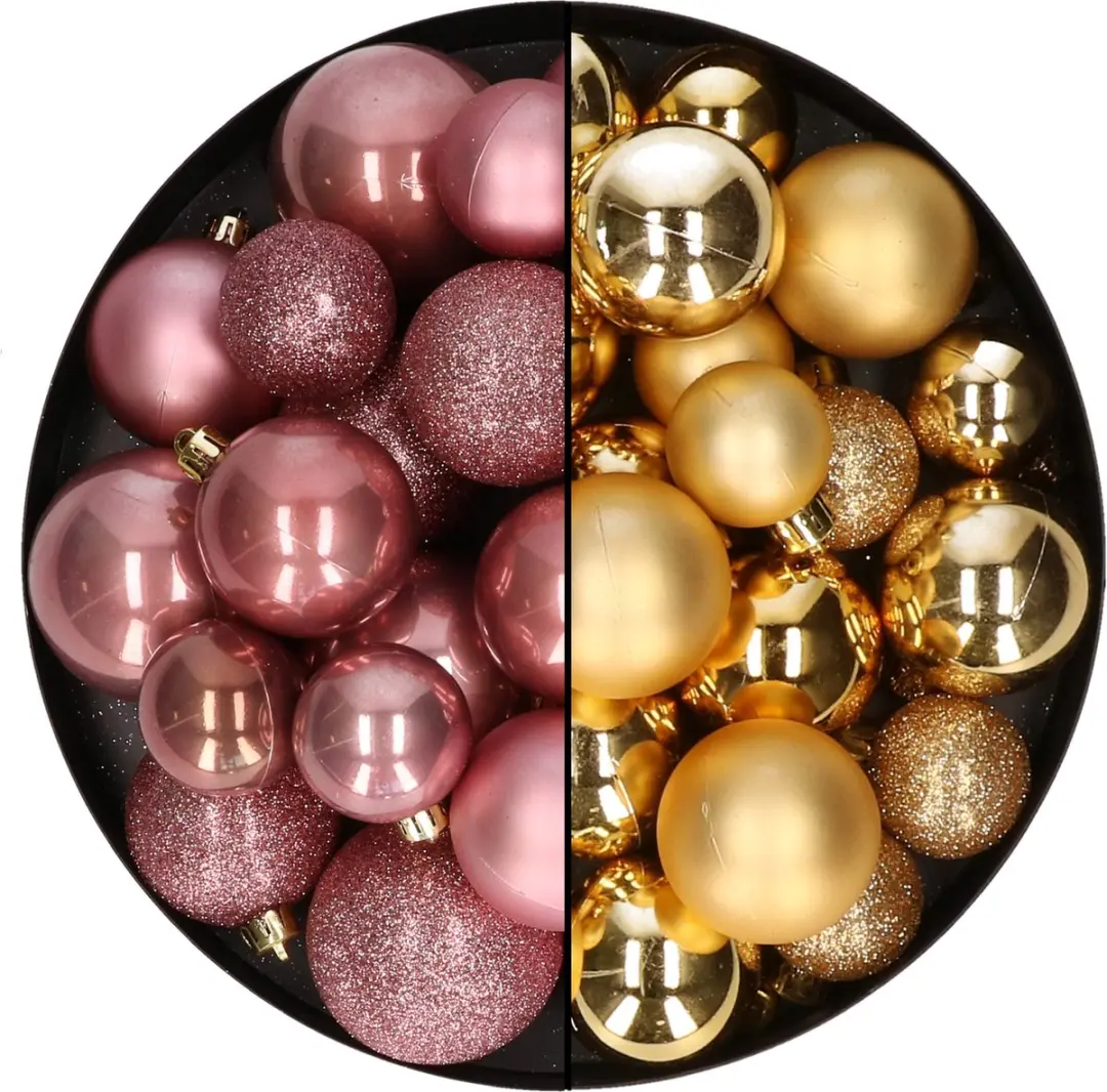Decoris kerstballen 60x st