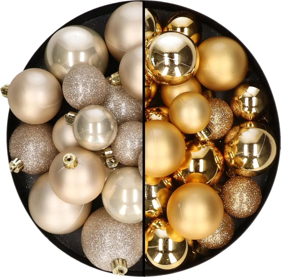 Kerstballen 60x stuks