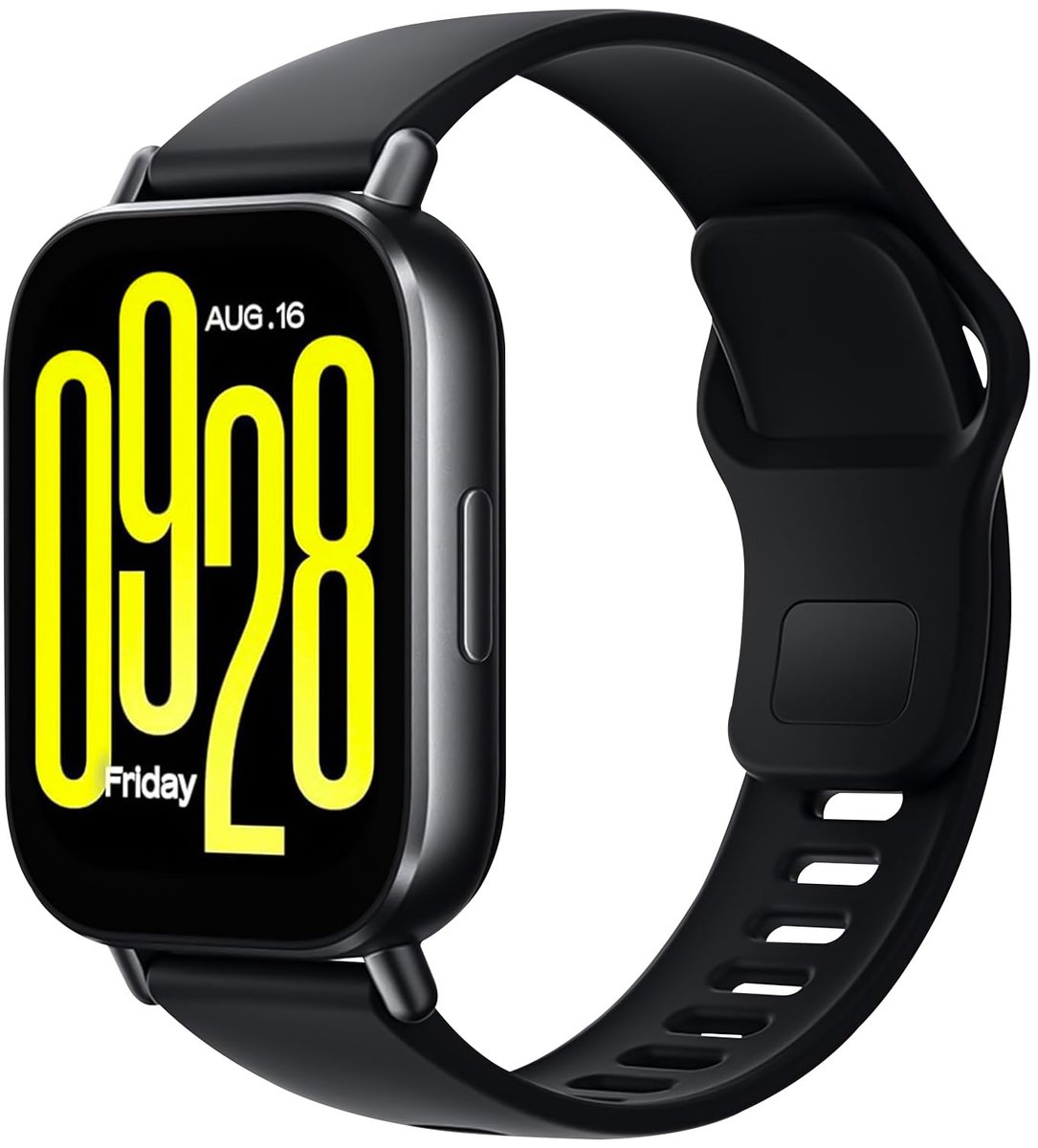 Xiaomi Redmi Watch 5 Active, 2,0" LCD-scherm, 18 dagen Batterijduur, Bluetooth-oproepen, Waterdicht tot 5 ATM, Gezondheidsmonitoring (Hartslag, SPO₂, Slaap), Meer dan 140 Sportmodi, Zwart