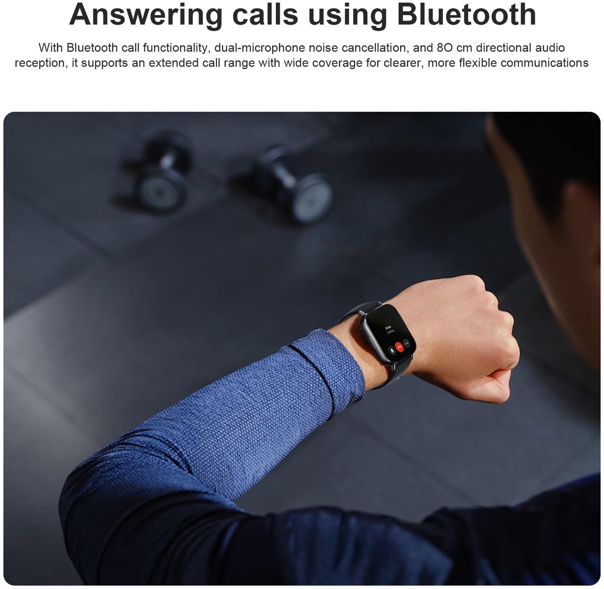 Xiaomi Redmi Watch 5 Active, 2,0" LCD-scherm, 18 dagen Batterijduur, Bluetooth-oproepen, Waterdicht tot 5 ATM, Gezondheidsmonitoring (Hartslag, SPO₂, Slaap), Meer dan 140 Sportmodi, Zwart