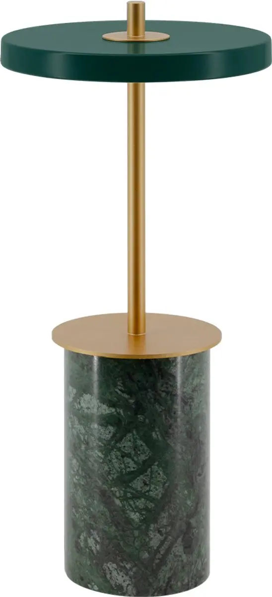 UMAGE Asteria Move Mini Tafellamp - Ø12x26cm - Green Marble - afbeelding 2 van 6