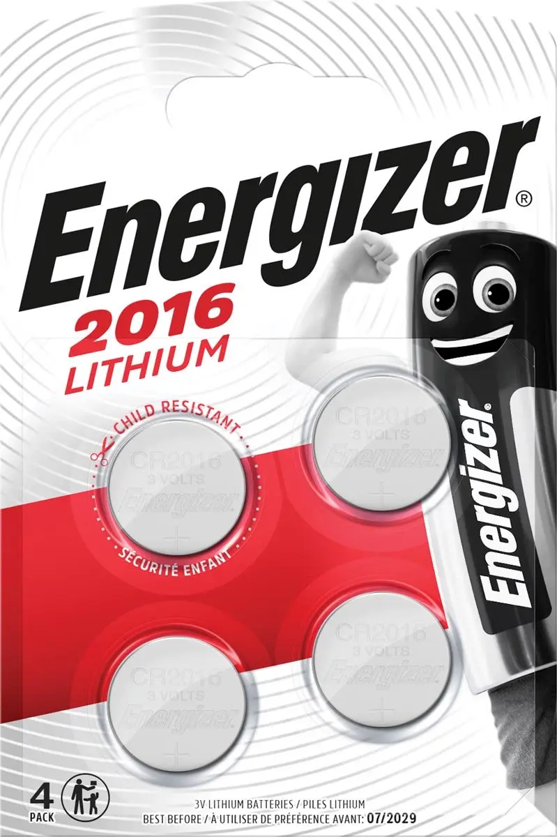 Energizer CR2016 Lithium Knoopcelbatterij 3V