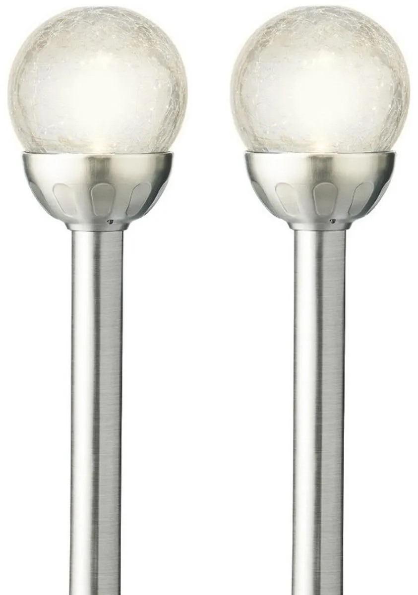 Lumineo LED Tuinlampjes Instekers 10 Stuks - Zilver