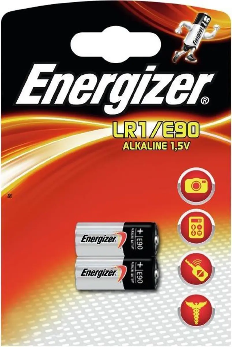 Energizer niet-oplaadbare batterijen Batterij Energizer E90/LR1/pak 2 - afbeelding 4 van 6
