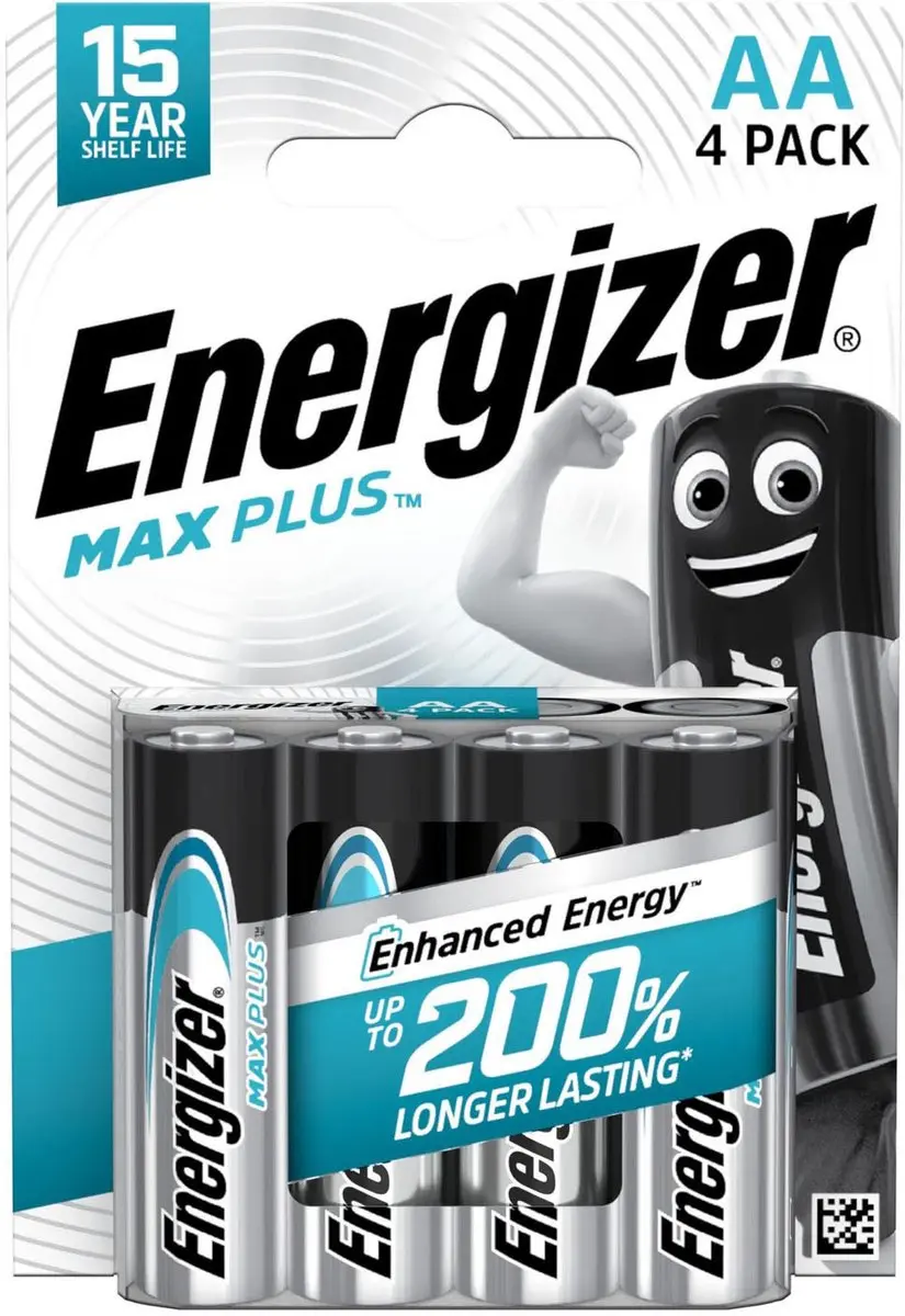 Energizer Max Plus AA Batterijen - Alkaline - 4 stuks - afbeelding 6 van 6