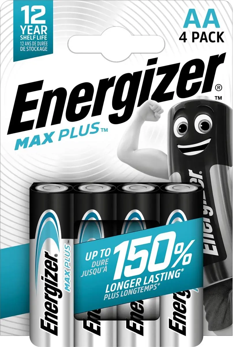 Energizer Max Plus AA Batterijen