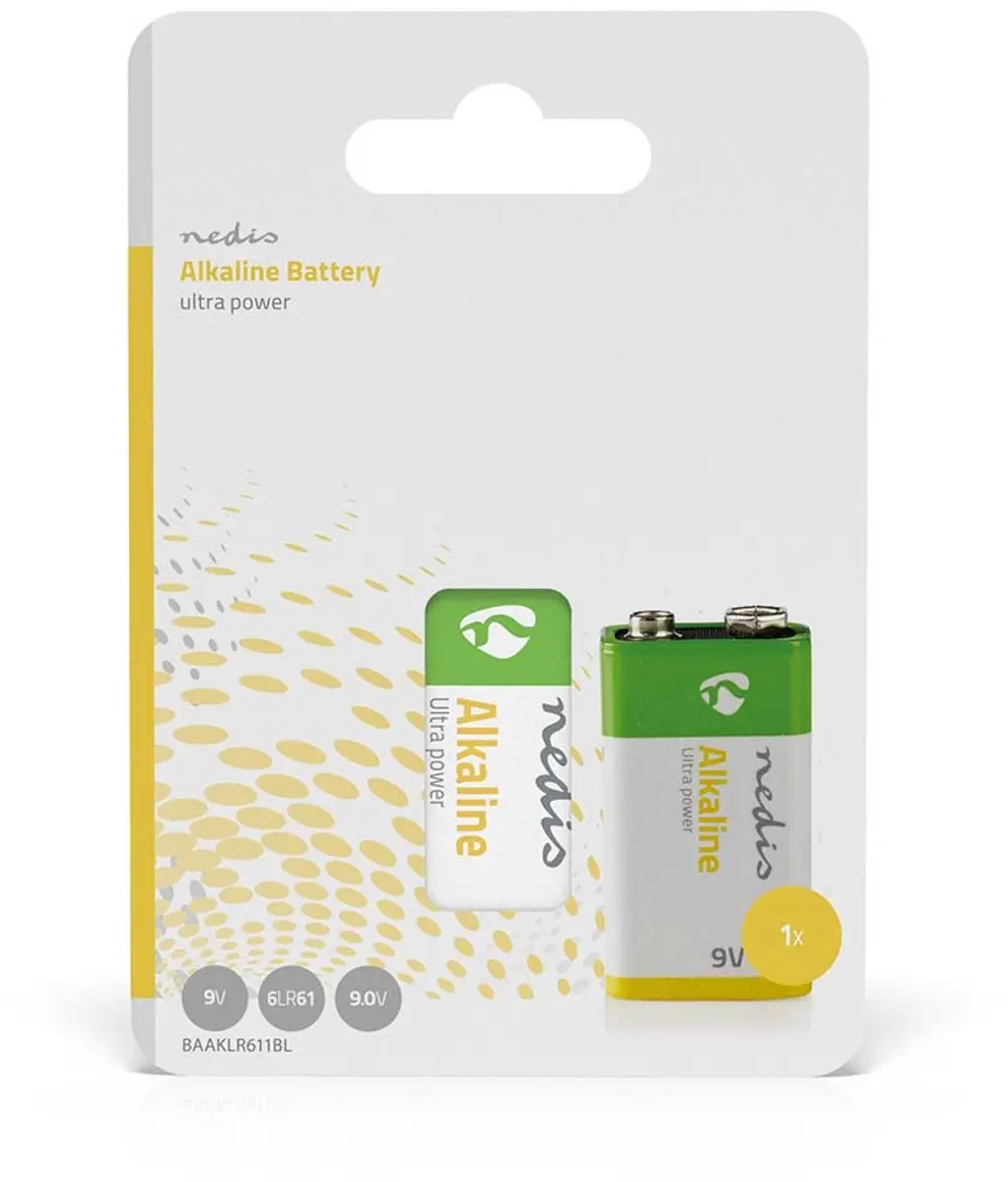 Nedis Alkaline Batterij 9V 6LR61 - afbeelding 4 van 6