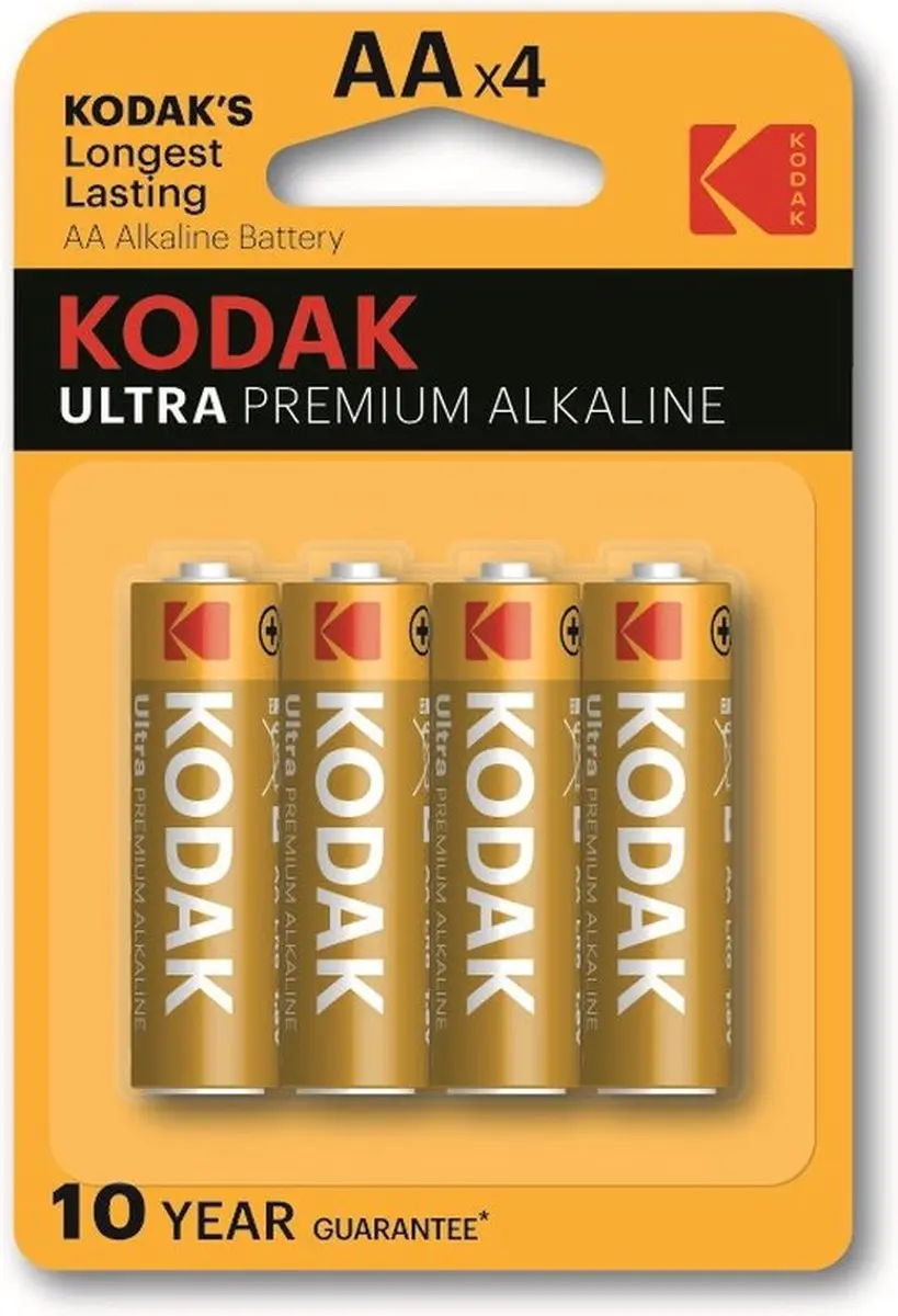 Kodak Ultra Premium AA Alkaline Batterij