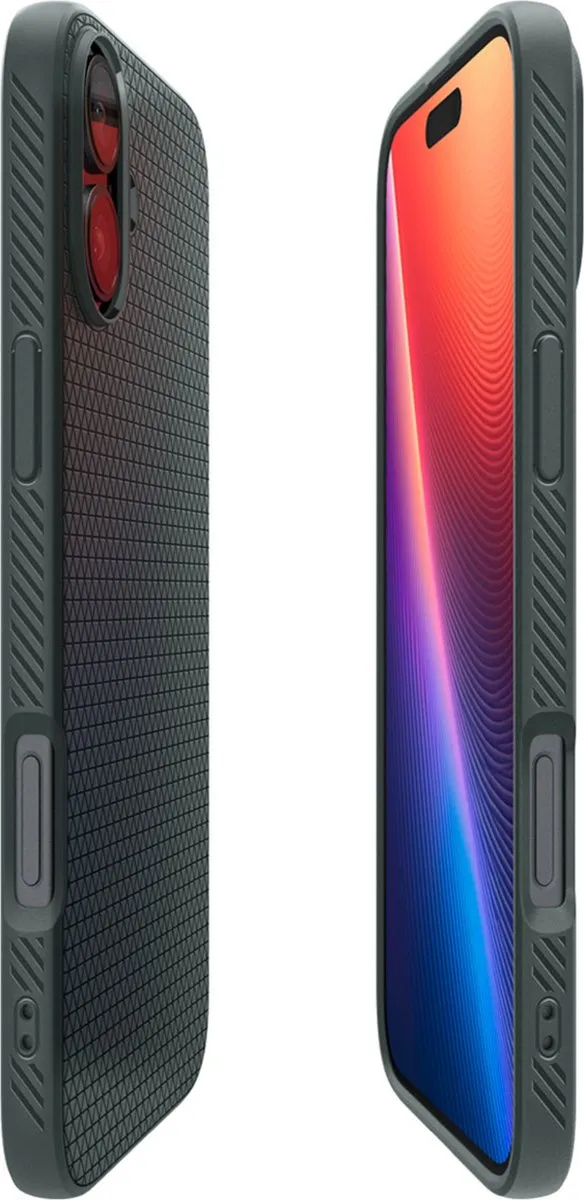 Spigen Liquid Air Hoesje ACS08196 - iPhone 16 Groen