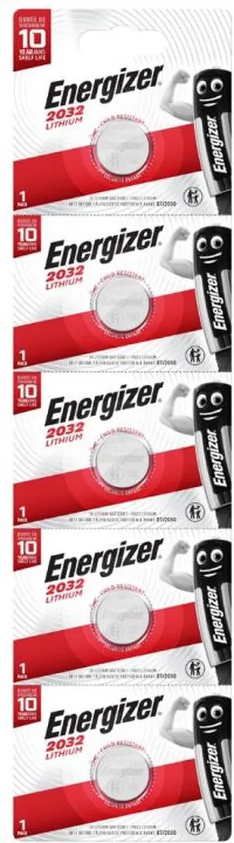 CR2032 knoopcel batterijen 5 stuks