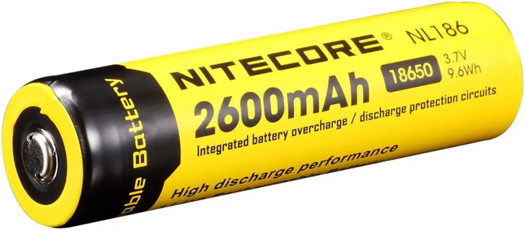 Nitecore NC-18650/26 Li-ion Oplaadbare Batterij 2600mAh - afbeelding 2 van 3