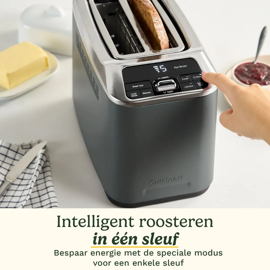 Cuisinart SmartElite CPT525E Broodrooster 4 Sneetjes - Zilver