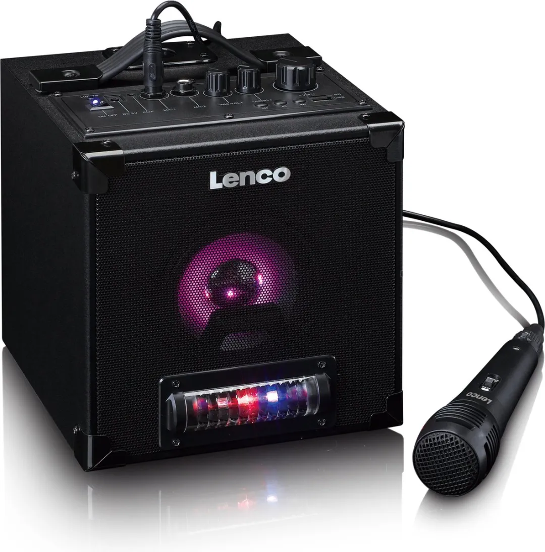 Lenco BTC-070BK Bluetooth Luidspreker - 8W - Zwart - afbeelding 6 van 6