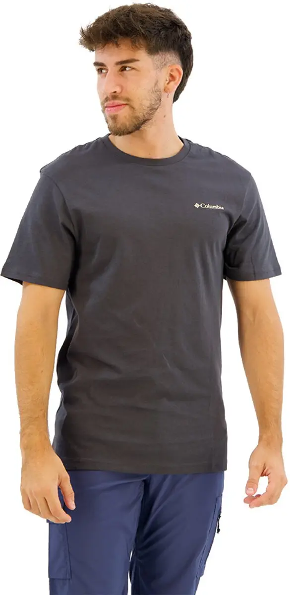 Columbia North Cascades™ T-shirt Met Korte Mouwen Grijs S Man