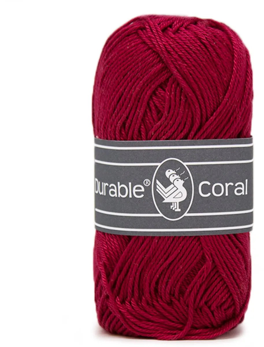 Durable Coral 222 Bordeaux Garen - 1 Stuk