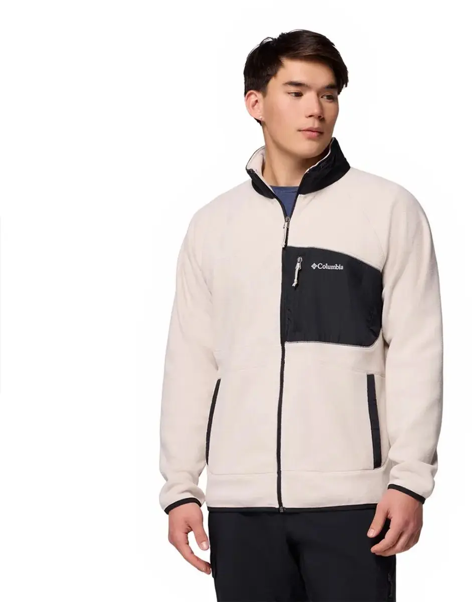 Columbia Fast Trek Overlay Full Zip Fleece - Beige - L - afbeelding 6 van 6