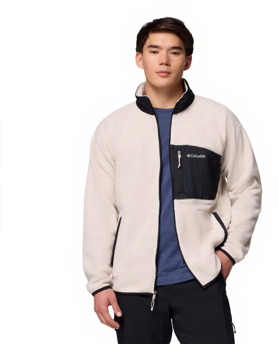 Columbia Fast Trek Overlay Full Zip Fleece - Beige - L - afbeelding 4 van 6