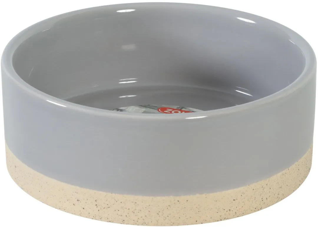 Zolux Olaria Voerbak Keramiek Grijs 14cm