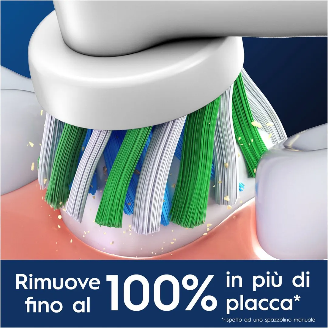 Oral-B Pro Cross Action Opzetborstels - 3 Stuks Wit
