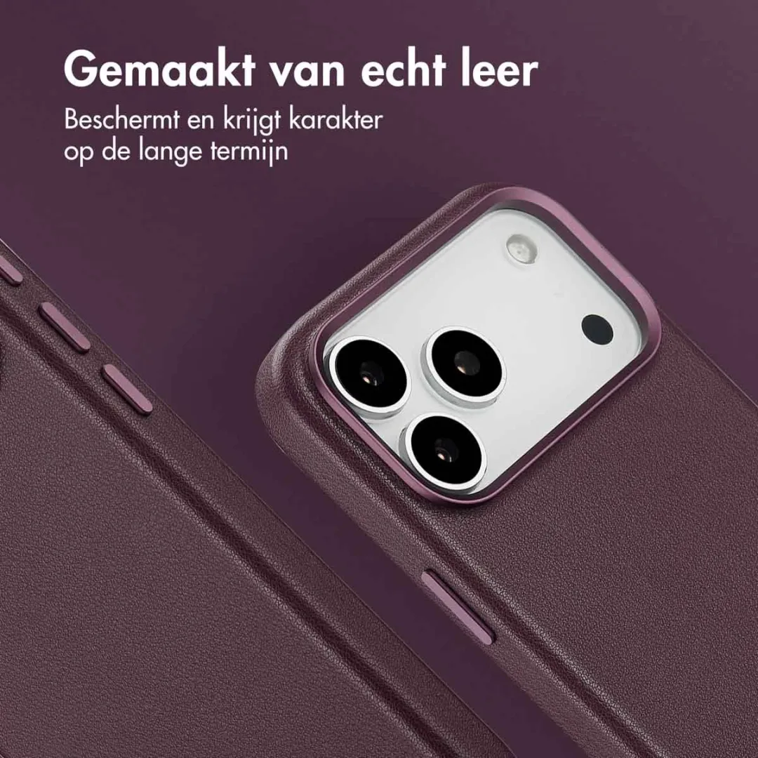 Accezz Hoesje iPhone 17 Pro Max Heath Purple - MagSafe - 2 Pasjes