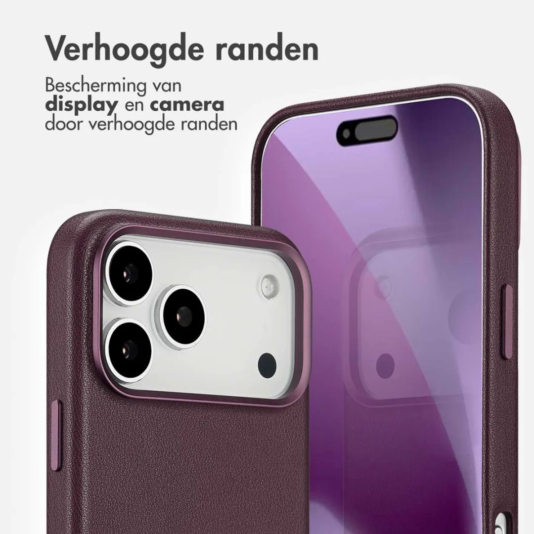 Accezz Hoesje iPhone 17 Pro Max Heath Purple - MagSafe - 2 Pasjes